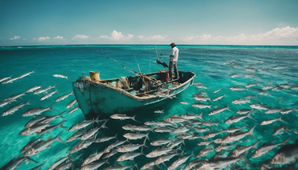 capturas de pez azul