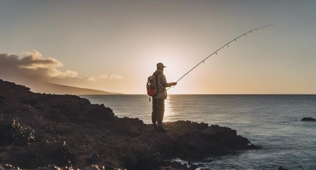 fishing for dentex and other species in lanzarote