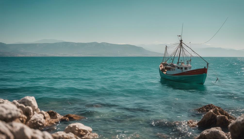 pesca en el estrecho