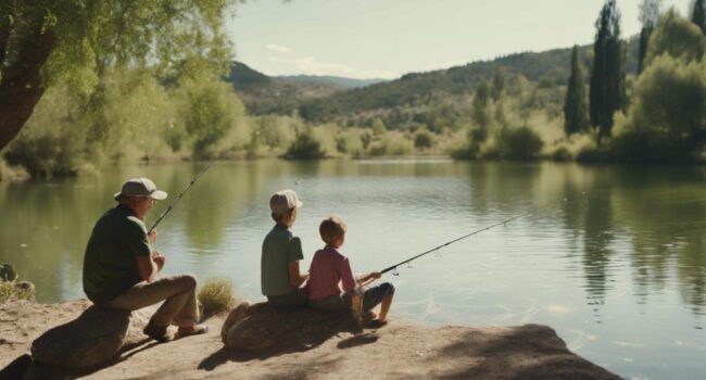 pesca en embalses familiares