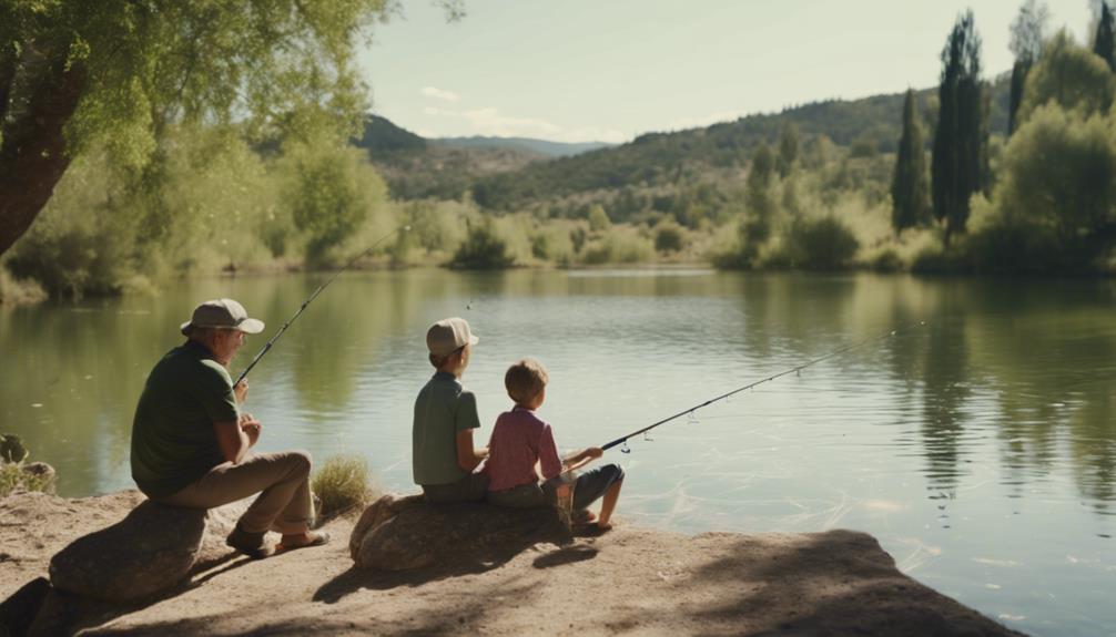 pesca en embalses familiares