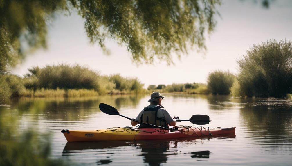 pesca en kayak delta