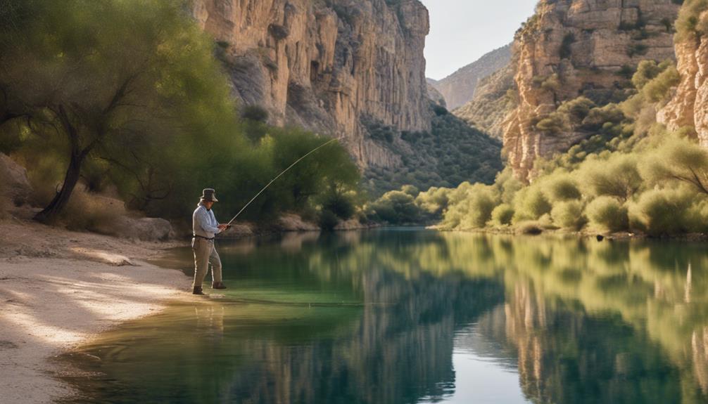 pesca en la sierra