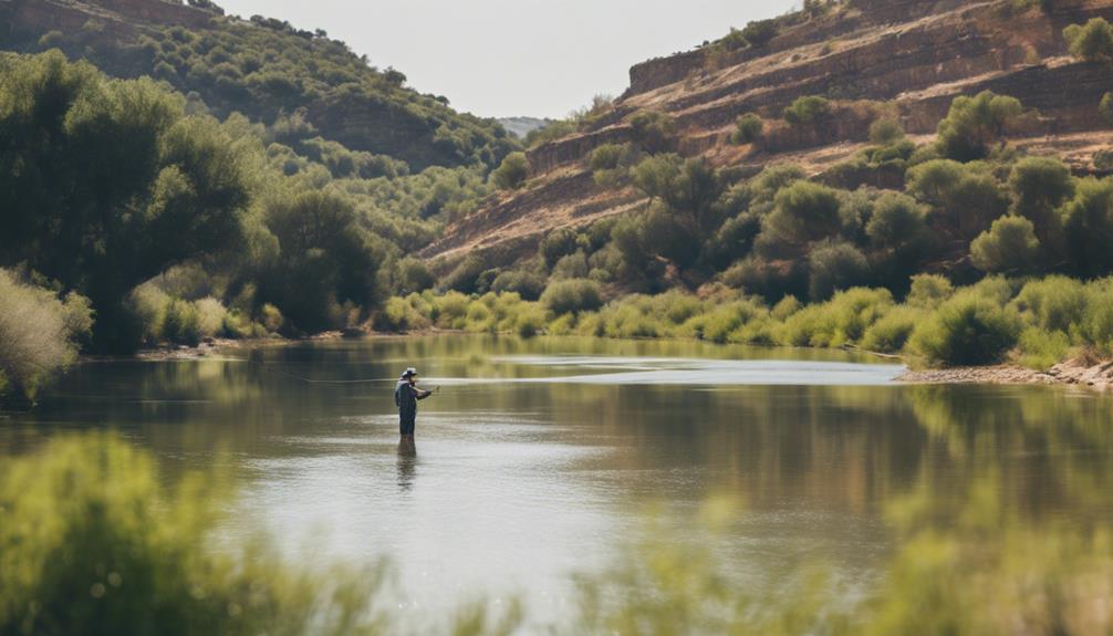 pesca en r os tranquilos