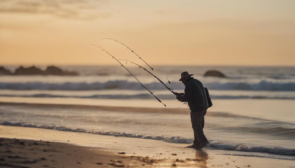 pesca exitosa desde costa