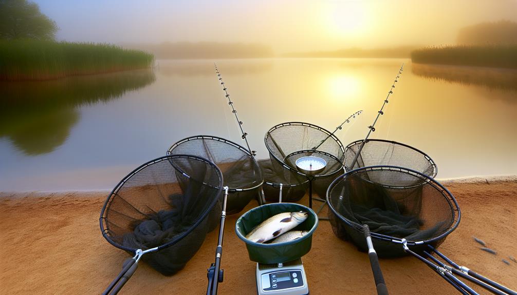 red de aterrizaje para pesca